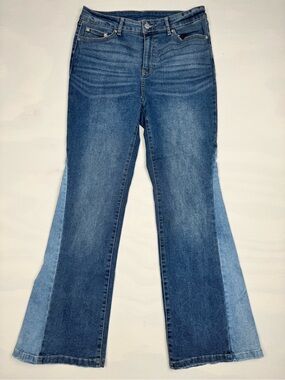 Marc New York Jeans Two-Tone Flare Denim Jeans Blue Women’s 32